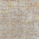 9' X 12' Brown And Gold Abstract Washable Indoor Outdoor Area Rug