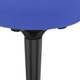Blue and Black Adjustable Height Swivel Office Chair