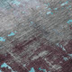 8' Teal Blue Gray And Taupe Round Abstract Washable Indoor Outdoor Area Rug