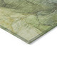 8' X 10' Green And Gray Abstract Washable Indoor Outdoor Area Rug