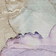 8' X 10' Lavender And Beige Abstract Washable Indoor Outdoor Area Rug