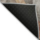 9' X 12' Khaki And Blush Floral Washable Indoor Outdoor Area Rug