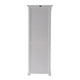 75" White Solid Wood Single Door Pantry Or Storage Closet
