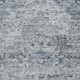 8' X 10' Sky Blue And Denim Blue Medallion Washable Indoor Outdoor Area Rug