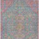 8' X 10' Sky Blue And Blush Aztec Washable Indoor Outdoor Area Rug