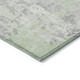 3' X 5' Artichoke Green And Ivory Abstract Washable Indoor Outdoor Area Rug