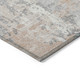 10' X 14' Coral And Ivory Abstract Washable Indoor Outdoor Area Rug
