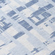 10' X 14' Blue Ivory And Sky Blue Striped Washable Indoor Outdoor Area Rug