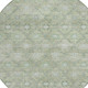 8' Artichoke Green And Gray Round Floral Washable Indoor Outdoor Area Rug