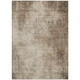 8' X 10' Taupe And Brown Abstract Washable Indoor Outdoor Area Rug