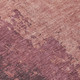 3' X 5' Coral And Mauve Abstract Washable Indoor Outdoor Area Rug