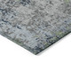 3' X 5' Fern Green And Ivory Abstract Washable Indoor Outdoor Area Rug