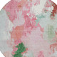 8' Blush And Green Round Abstract Washable Indoor Outdoor Area Rug