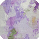 8' Purple And Green Round Abstract Washable Indoor Outdoor Area Rug