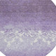 8' Purple And Ivory Round Damask Washable Indoor Outdoor Area Rug