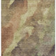 9' X 12' Brown And Fern Green Abstract Washable Indoor Outdoor Area Rug