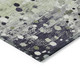 5' X 8' Artichoke Green And Purple Abstract Washable Indoor Outdoor Area Rug