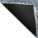 10' X 14' Navy Blue Beige And Ivory Geometric Washable Indoor Outdoor Area Rug