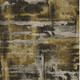 5' X 8' Coffee And Taupe Abstract Washable Indoor Outdoor Area Rug