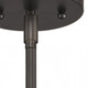 Brushed Bronze Minimalist Cylindrical Hanging Light