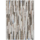 8' X 10' Khaki And Ivory Striped Washable Indoor Outdoor Area Rug