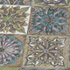 3' X 5' Taupe And Green Patchwork Washable Indoor Outdoor Area Rug