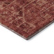 3' X 5' Cinnamon And Red Tribal Washable Indoor Outdoor Area Rug