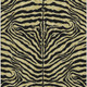 3' X 5' Gold And Ivory Zebra Print Washable Indoor Outdoor Area Rug