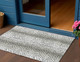 3' X 5' Pearl And Black Animal Print Washable Indoor Outdoor Area Rug