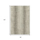 8' X 10' Fawn And White Animal Print Washable Indoor Outdoor Area Rug