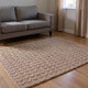 6' X 9' Natural Jute Geometric Hand Woven Area Rug