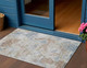 3' X 5' Midnight Ivory And Coffee Abstract Washable Indoor Outdoor Area Rug