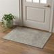 3' X 5' Coffee And Beige Geometric Washable Area Rug With UV Protection