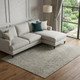 9' X 12' Coffee And Beige Geometric Washable Area Rug With UV Protection