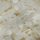 10' X 14' Camel And Ivory Abstract Distressed Washable Area Rug With UV Protection