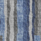 8' X 10' Blue Ivory And Gray Abstract Distressed Washable Area Rug With UV Protection
