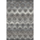 10' X 14' Graphite Ivory And Beige Abstract Distressed Washable Area Rug With UV Protection