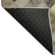 10' X 14' Gray Ivory And Beige Patchwork Washable Area Rug With UV Protection