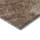 10' X 14' Burnt Sienna And Ivory Medallion Washable Area Rug With UV Protection