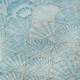 3' X 5' Aqua And Ivory Geometric Washable Area Rug With UV Protection