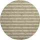 8' Tan Gold And Beige Geometric Washable Round Rug With UV Protection