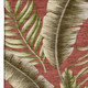 3' X 5' Cinnamon Green And Brown Geometric Washable Area Rug With UV Protection
