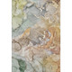 10' X 14' Beige And Taupe Abstract Washable Area Rug With UV Protection