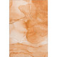 8' X 10' Orange And Ivory Abstract Washable Area Rug With UV Protection