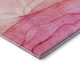 10' X 14' Pink And Ivory Abstract Washable Area Rug With UV Protection