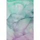 9' X 12' Fern Green And Ivory Abstract Washable Area Rug With UV Protection