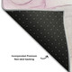 10' X 14' Pink And Ivory Abstract Washable Area Rug With UV Protection