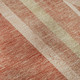 8' X 10' Salmon And Beige Geometric Washable Area Rug With UV Protection