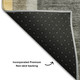 10' X 14' Taupe And Gold Geometric Washable Area Rug With UV Protection