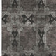 3' X 5' Gray And Charcoal Floral Medallion Washable Area Rug With UV Protection